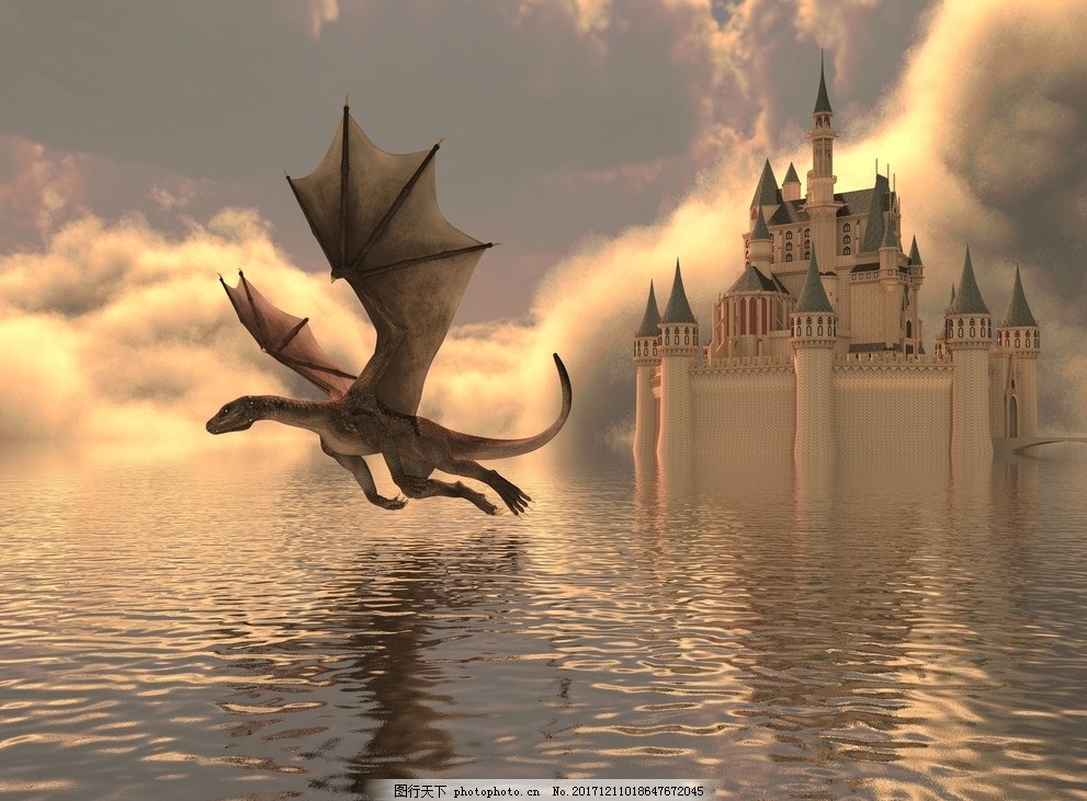 动漫插画电影原画龙角色