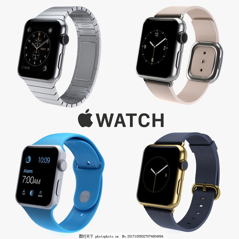 苹果iWatch系列图片_现代科技_金融科技-图行天下素材网