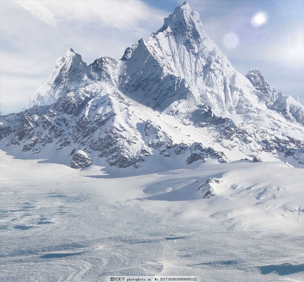 雪山背景图片 室外广告 广告设计 图行天下素材网