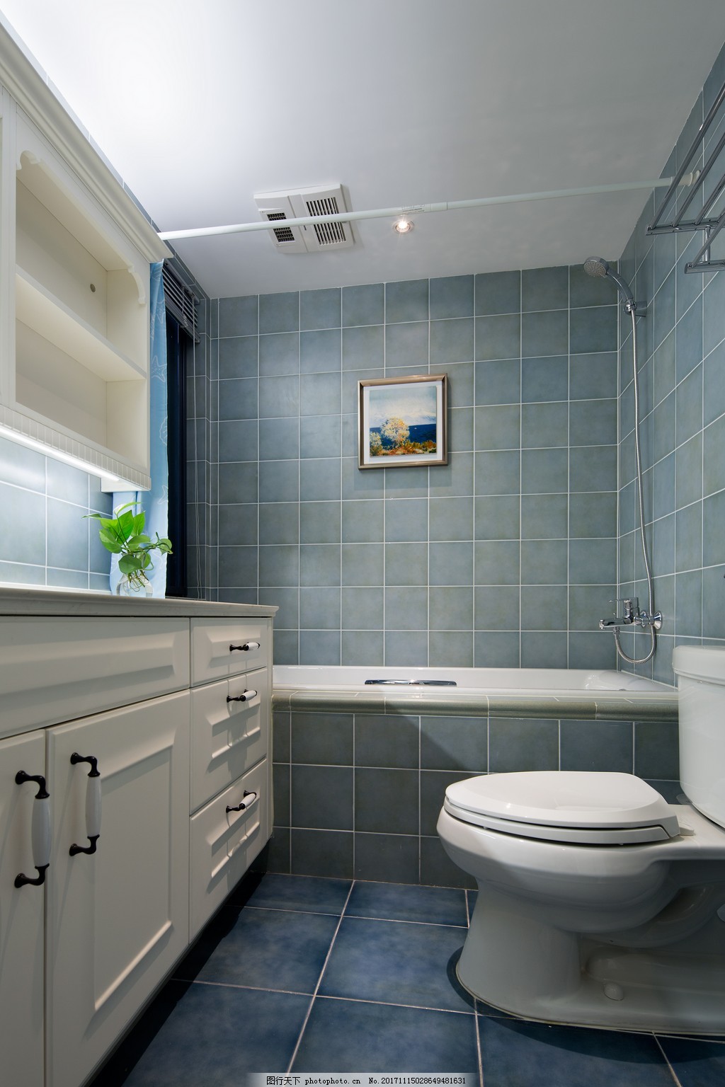 地中海卫生间淋浴房效果图 – 设计本装修效果图