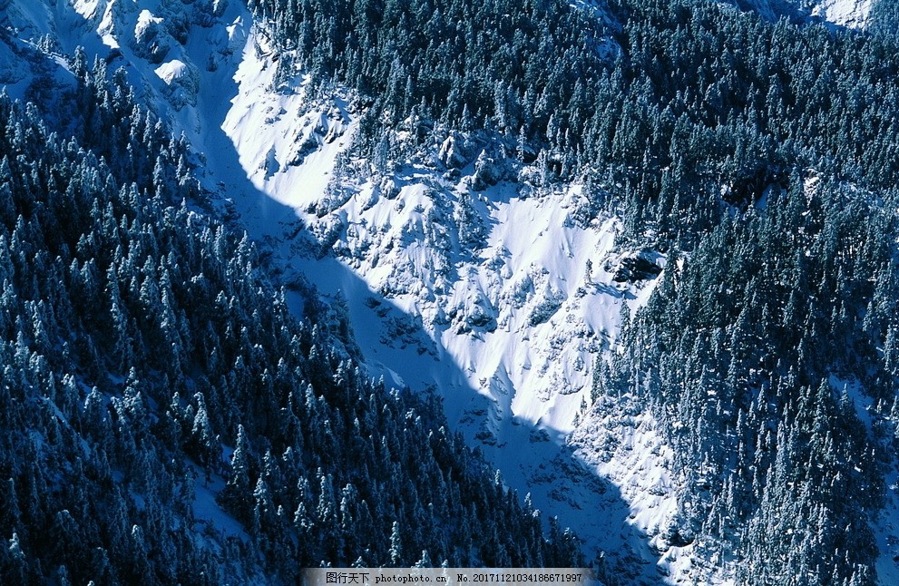 大山冬景图片 自然风景 自然景观 图行天下素材网